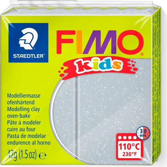 Staedtler FIMO Kids Sølv Glitter 42 g