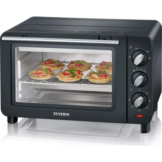 Severin TO2042 Miniovn 14L Sort 1200W