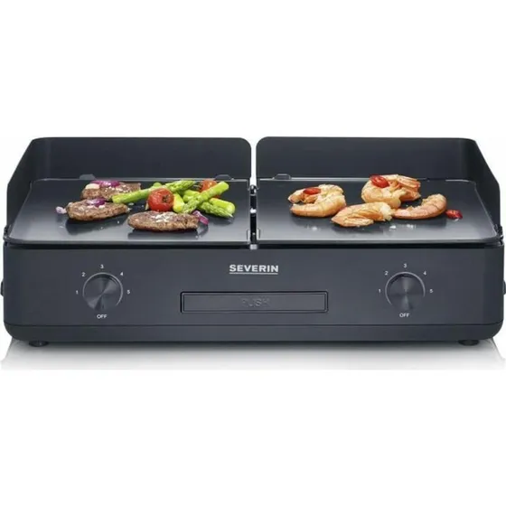 Severin PG 8569 Bordgrill, 2200 W, Sort