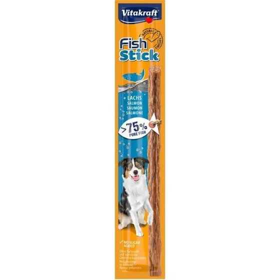 Vitakraft Fish Stick Laks 15g – Lækker fiske-snack til hunde