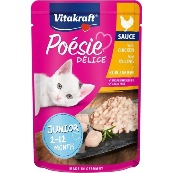 Vitakraft Poésie Délice Junior Kylling 85 g