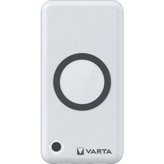 Varta Trådløs Powerbank 15.000 mAh Hvid