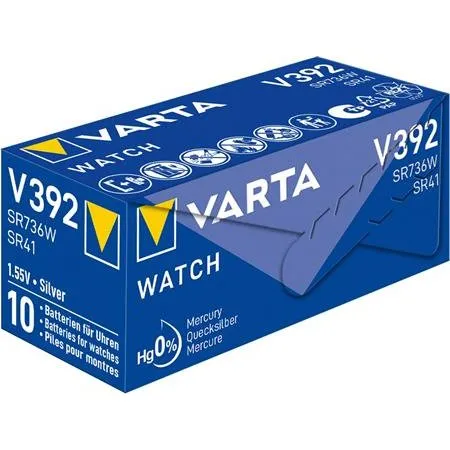 Varta V392 SR41 1,55V 38mAh Silver Oxide Batteri