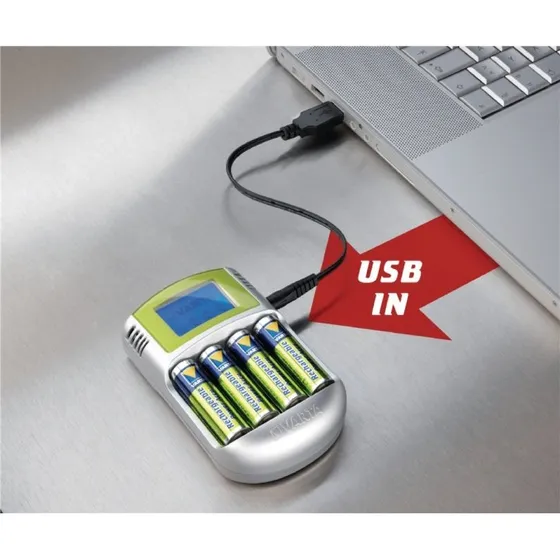Varta LCD Batterilader 2600 mAh (4xAA)