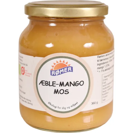 Rømer Økologisk Æble-mango mos 360 g