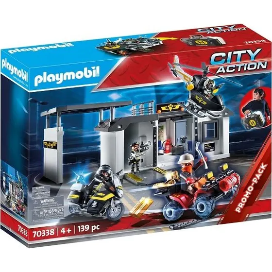 Playmobil Specialstyrkecentral PL70338 - Bærbar action-indsatscentral
