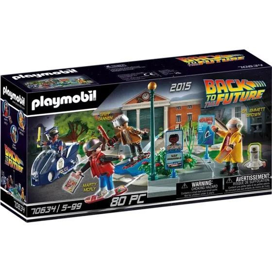 Playmobil 70634 Back to the Future Hoverboard-jagt