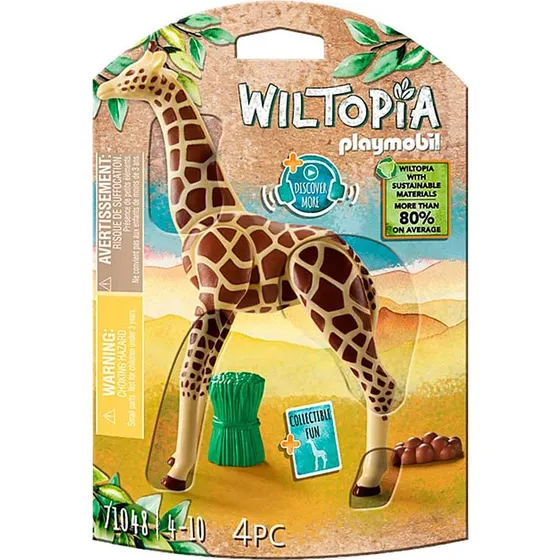 Playmobil Wiltopia Giraf - 4 dele, 80% genbrugsmateriale