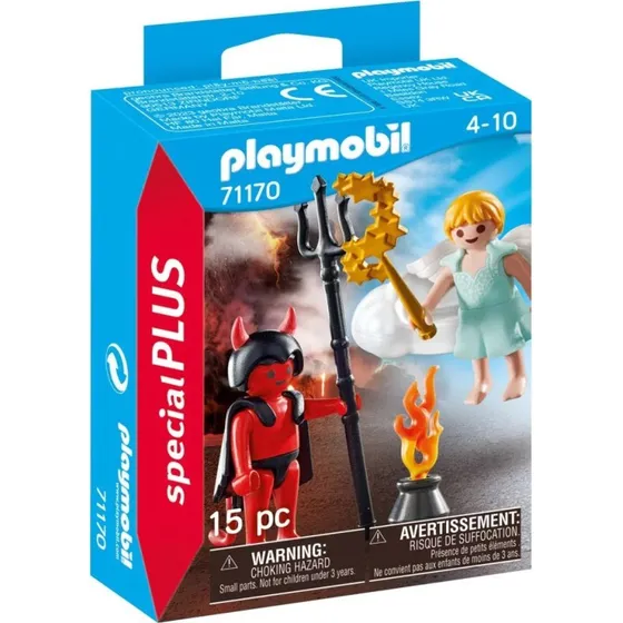 Playmobil Special Plus Lille Engel og Djævel Figursæt – 15 dele, 4+ år
