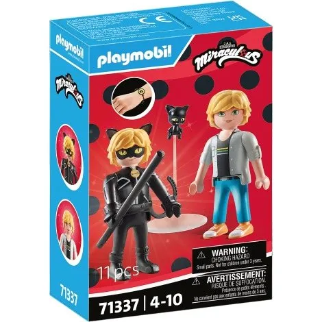Playmobil Miraculous: Adrien & Cat Noir (71337)