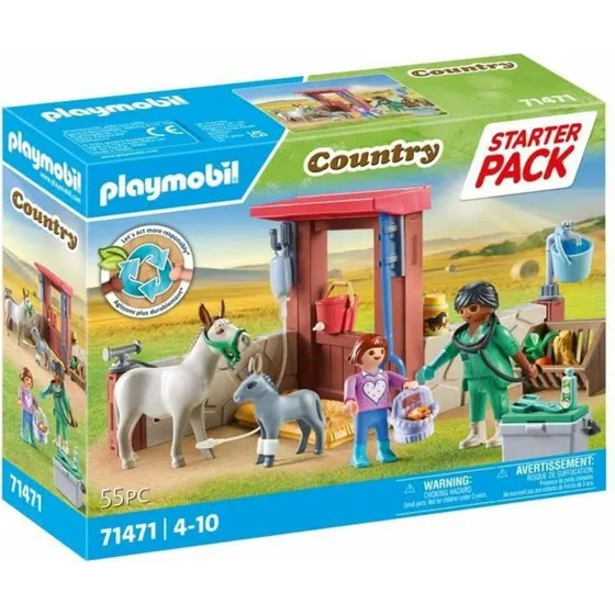 Playmobil 71471 Farm Veterinær - 55 dele, 4+ år