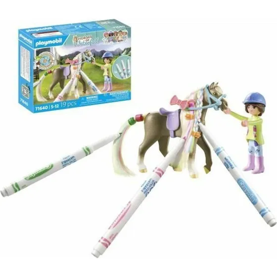 Playmobil Horses of Waterfall 71640 – 19 dele, multifarvet