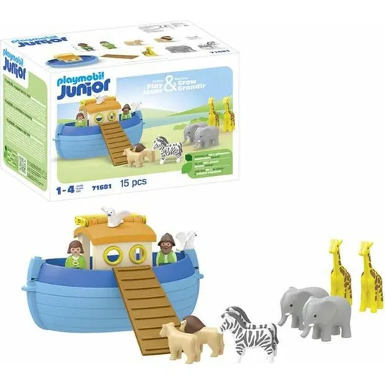 Playmobil 1.2.3 Junior Noahs Ark i bærekuffert