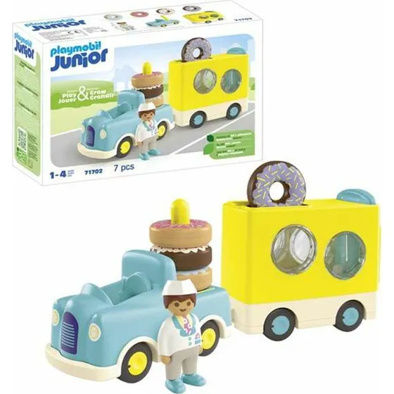 Playmobil Junior Donutvogn 71702 med stablings- og sorteringsfunktion
