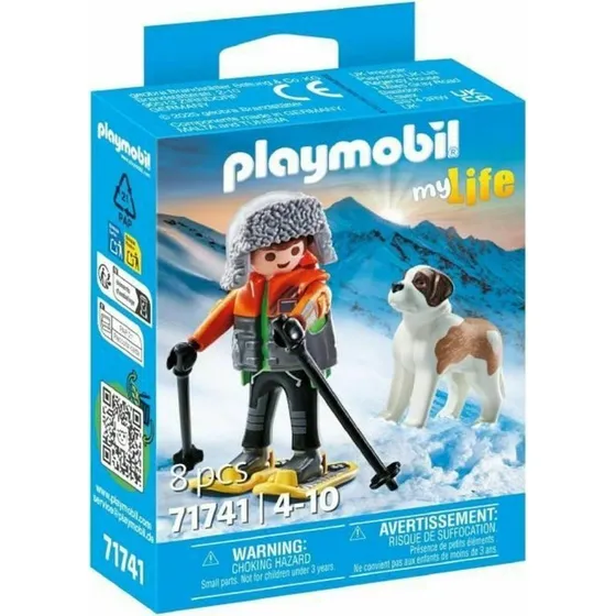 Playmobil 71741 Mountaineer med Sankt Bernhard Hund - 4+ år