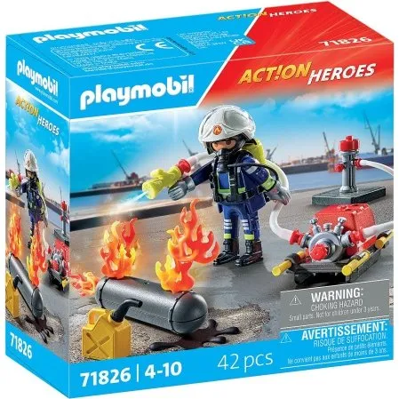 Playmobil Brandmand med vandpumpe (71826)