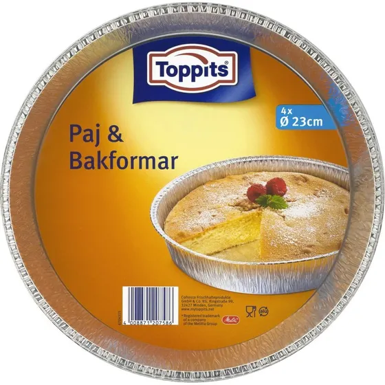 Toppits Tærte- og Bageform 23cm, 22 stk