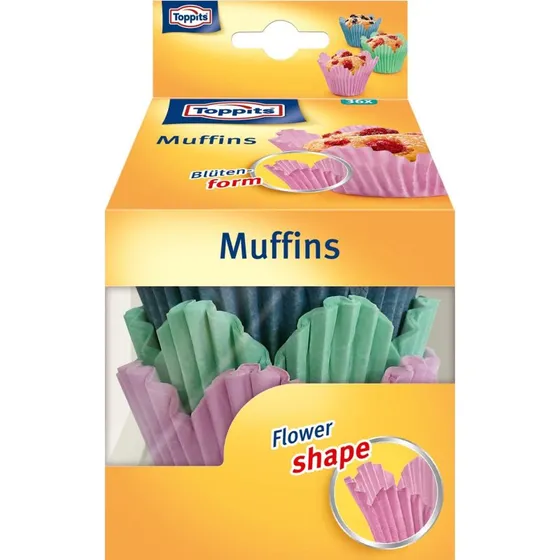 Toppits Muffinsforme Blomsterform 36-P 16 stk