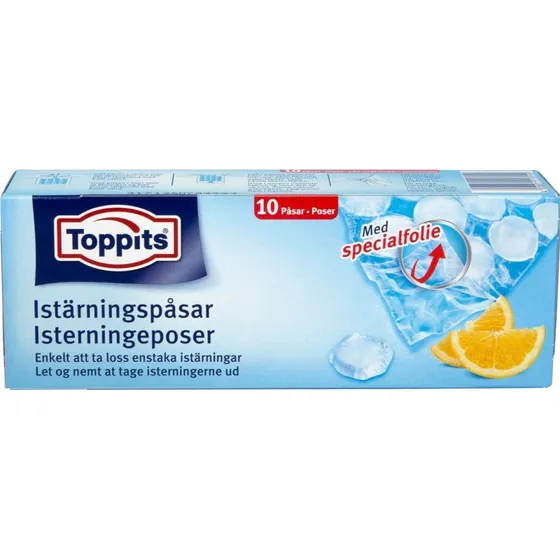 Toppits Isterningposer 10 poser, STORPACK 15 stk