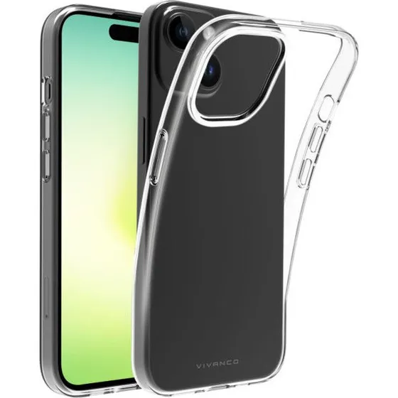 Vivanco Slim TPU Cover iPhone 15/14 Plus Klar