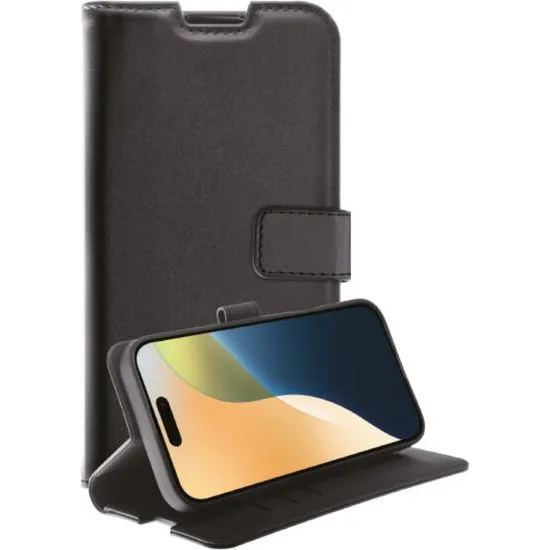 Vivanco Classic Wallet for iPhone 16 Plus, Sort
