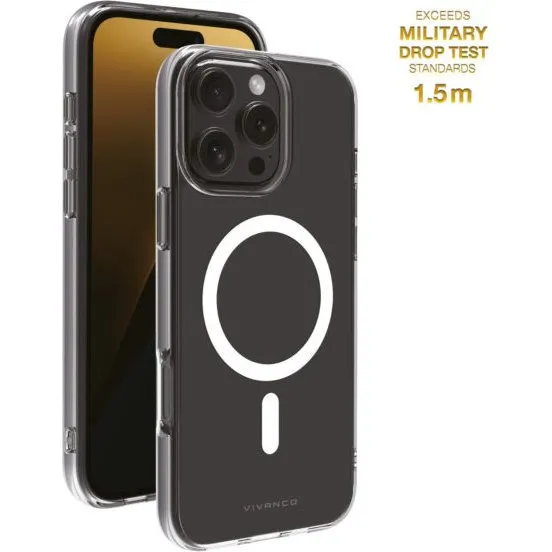 Vivanco MagClear Cover til iPhone 16 Pro Max - Klar