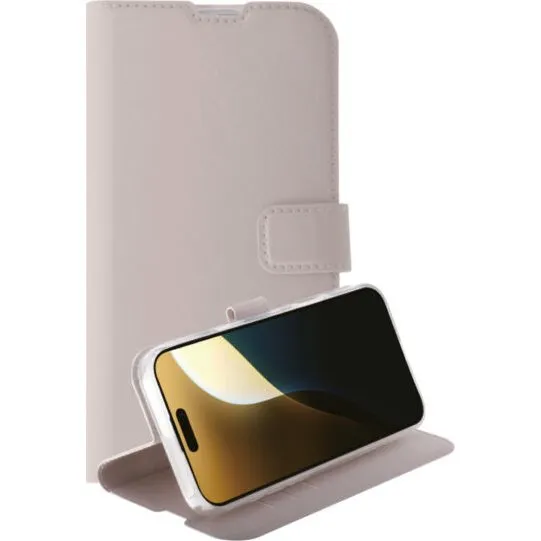 Vivanco Classic Wallet for iPhone 16 Pro Max - Greige