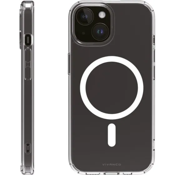 Vivanco Mag Clear Cover til iPhone 15/14/13 - Klar