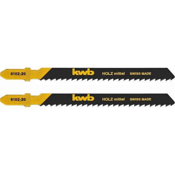 Kwb HCS Stiksavsklinger til Træ 100/75x3mm 2pk