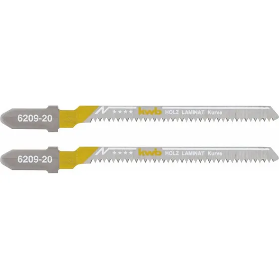 Kwb BIM Stiksavsklinger til Træ 83/60x1,4mm 2pk