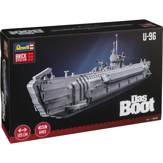 Revell U-Boot Skibsmodel 1:56 – 6483 dele