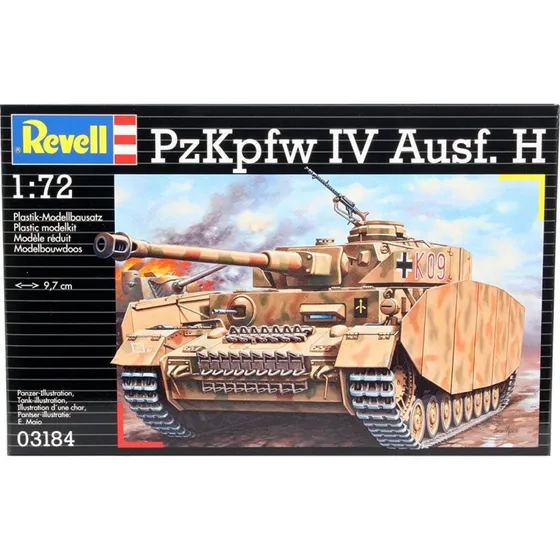 Revell PzKpfw IV Kampvogn 1:72 Modelbyggesæt