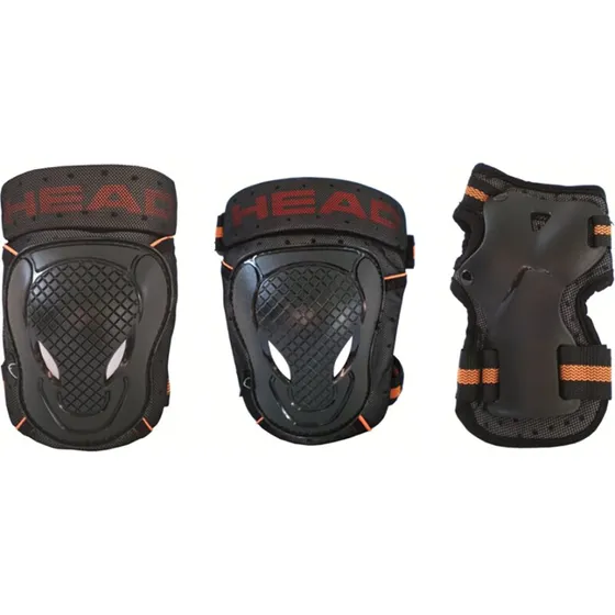 HEAD Beskyttelsessæt S – Sort/Orange