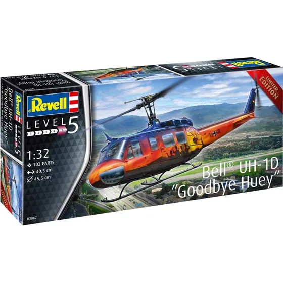 Revell Bell UH-1D Goodbye Huey Modelhelikopter 1:32