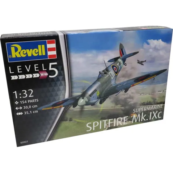 Revell Spitfire Mk. IXc 1:32 Model, 134 dele, Level 5