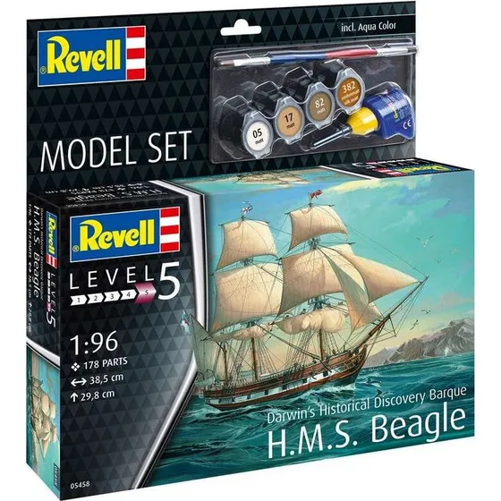 Revell HMS Beagle Byggesæt 1:96 Level 5