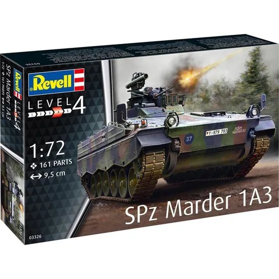 Revell Spz Marder 1A3 1:72 Byggesæt - Level 4