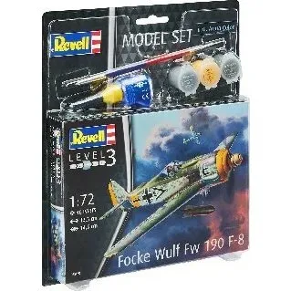 Revell Focke Wulf Fw190 F-8 1:72 med lim og maling