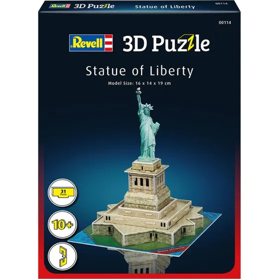 Revell 3D Puslespil Statue of Liberty – 31 dele