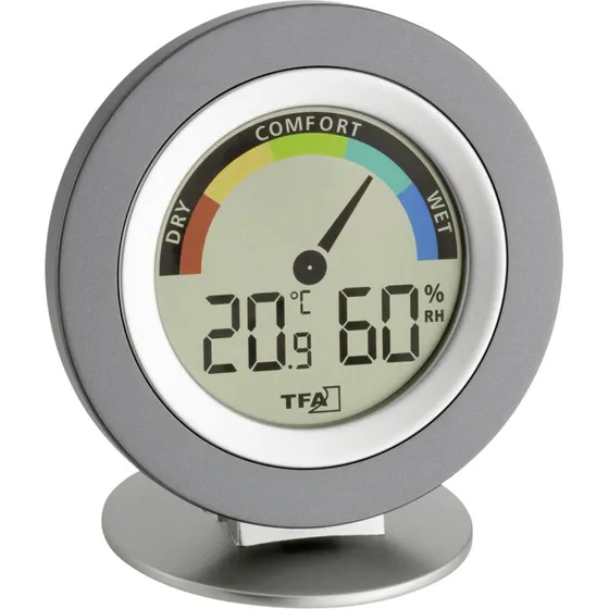 TFA Cosy Digital Termo-Hygrometer, Sølv