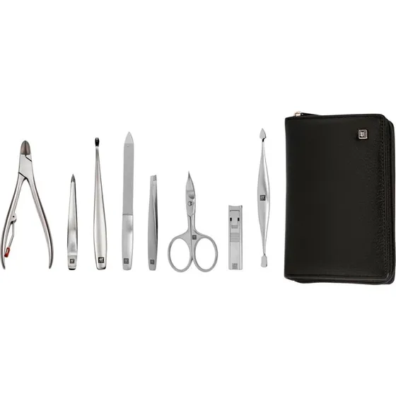 Zwilling TWINOX Manicure Sæt med Case (8 dele), Sort