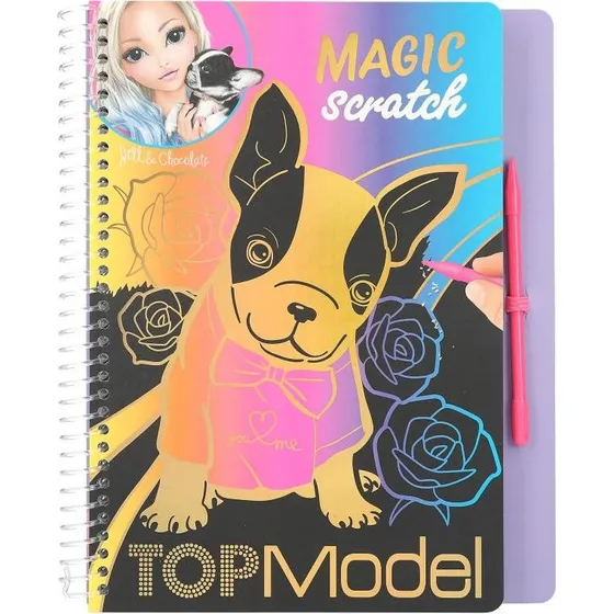 TOPModel Magisk Scratchbog 6+ år, 20 sider