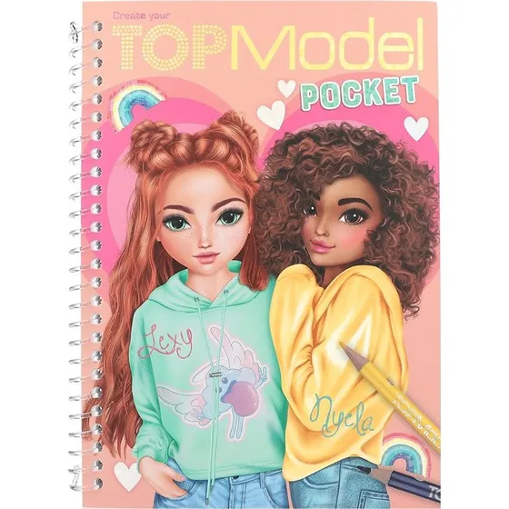 TOPModel Lommemalebog - 4+ år