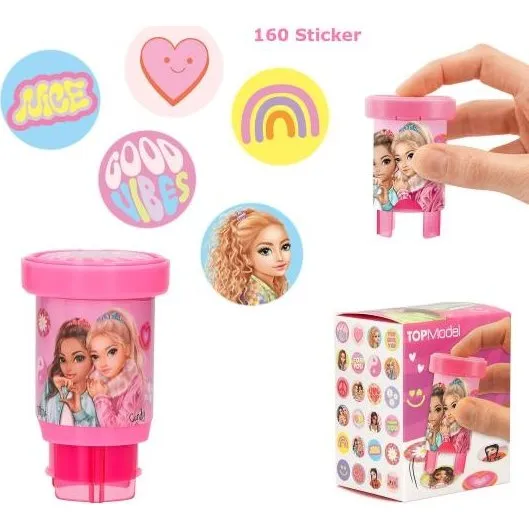 TOPModel Sticker Stamper 160 runde klistermærker