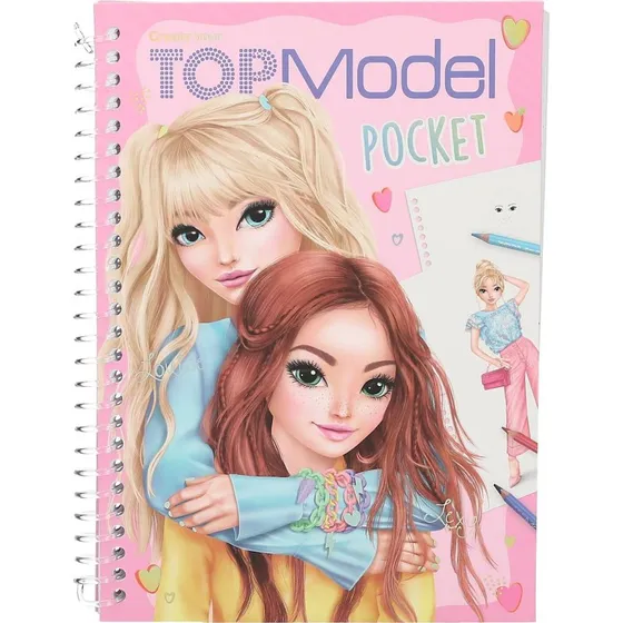 Topmodel - Lommemalebog 4+ år
