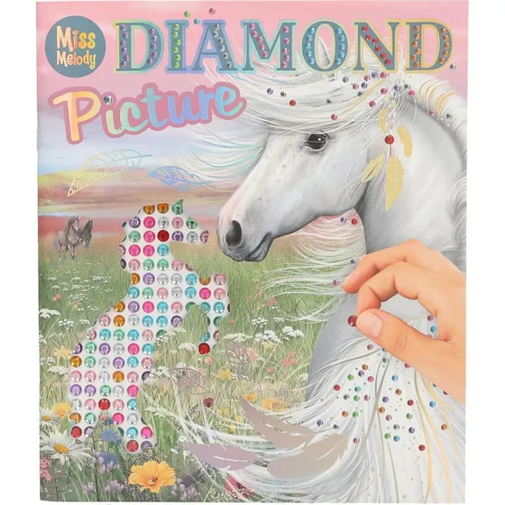 Miss Melody Skab Dit Diamantbillede – 10 Hestemotiver, 21x23 cm