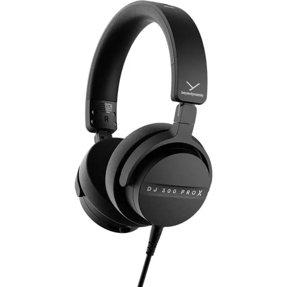 Beyerdynamic DJ 300 Pro X Professionshovedtelefoner med 2-i-1 Ørepudesystem, Sort