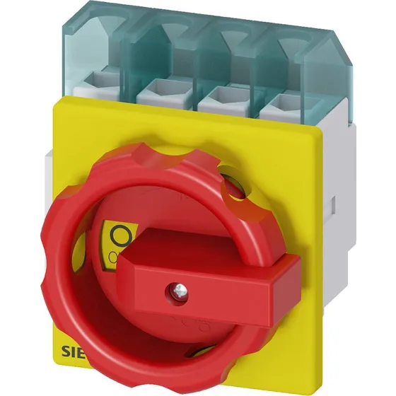 Siemens 3LD2203-1TL53 Nødafbryder 4-pol 32A 400V rød/gul