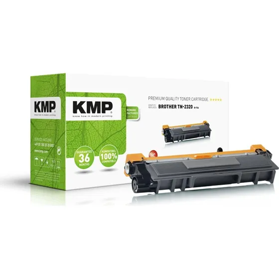 KMP B-T56 Sort, Høj Kapacitet, Kompatibel med Brother DCP-L2500, L2540, L2560, MFC-L2700, L2720, L2740, HL-L2360, L2365