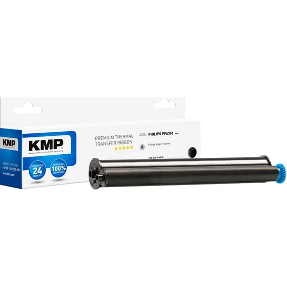 KMP F-P5 Print-bånd Sort 140 sider 212 mm x 44 m